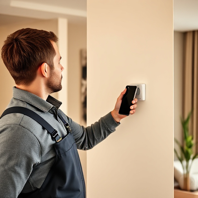 Installation d'un système d'alarme sans fil dans un logement à Bruxelles